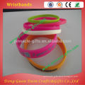 souvenir 3d promotion popular embossed silicone Wristlet
